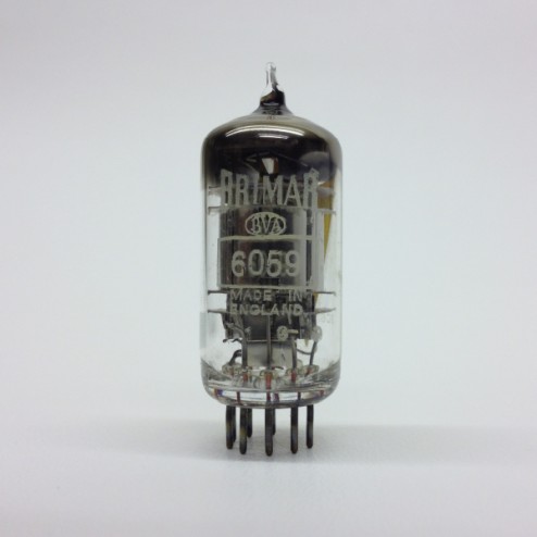 6BR7  6059  Brimar Yellow T Lable British