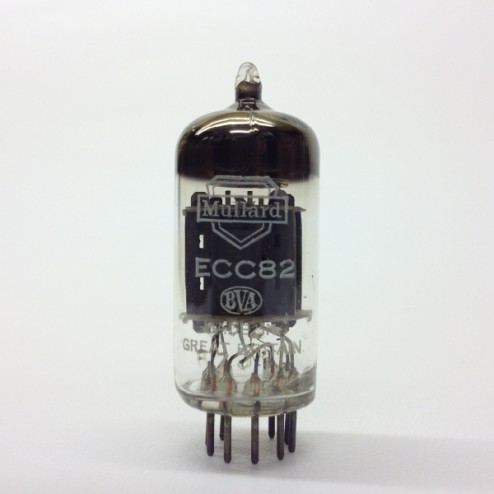 ECC82  12AU7  Mullard Ladder Anode British