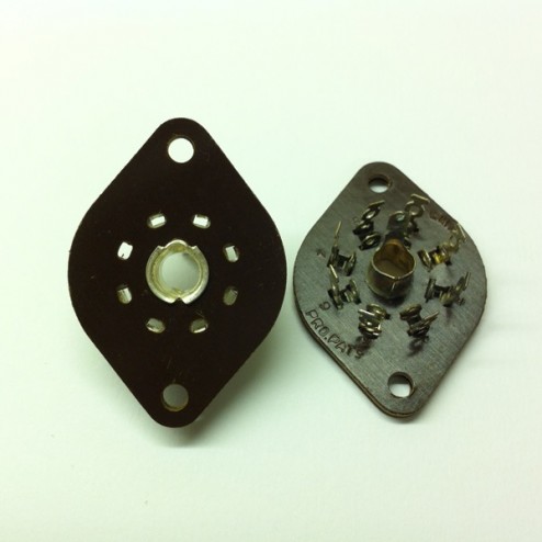 Loctal Ediswan Phenolic Wafer Valve Tubes Socket