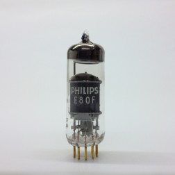 E80F  NOS Gold Plated Pins Philips SQ Holland Valve Tubes