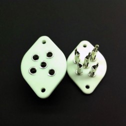 4-5 Pin B4/B5 Ceramic Valve Tubes Socket