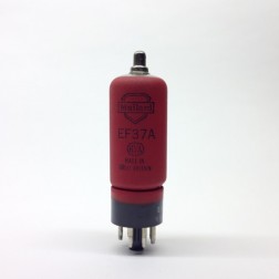 EF37A  Mullard Red Straight Shape British   