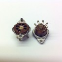 7 Pin B7G Ediswan Bottom Chassis Mount Socket