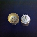 7 Pin B7G Ediswan Skirted PCB Mount Socket