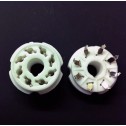 Octal PCB mount Split Hole Ceramic Socket