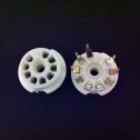 9 Pin B9A Ceramic PCB Mount Socket