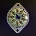 9 Pin B9G Loctal Fixed Chassis Ceramic socket British